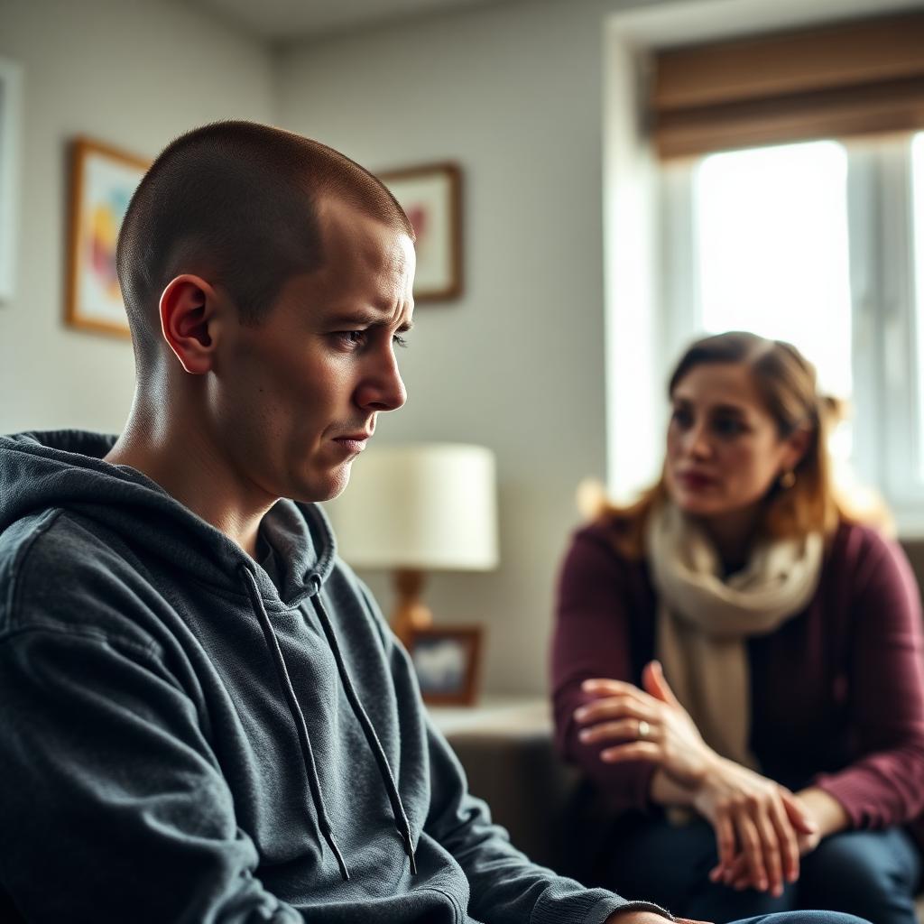 Caregiver holding a patient's hand offering comfort