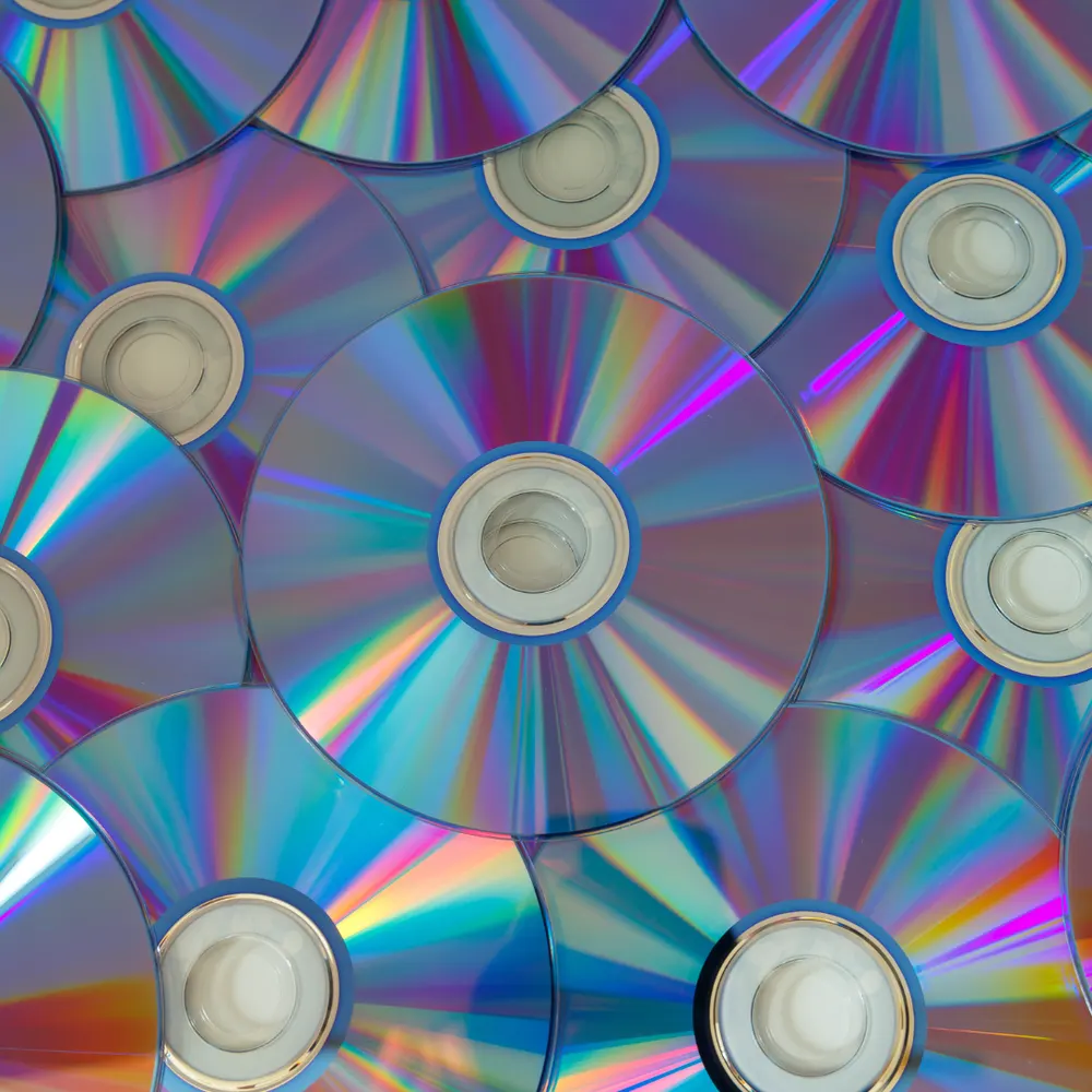 CDs at the second-hand donation shop