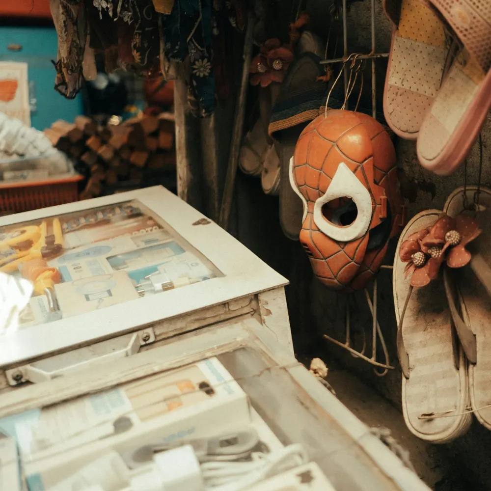 Surprises at the second-hand donation shop